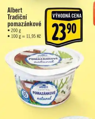 Jip Albert tradiční pomazánkové nabídka