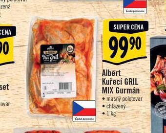 Jip Albert kuřecí gril mix gurmán nabídka