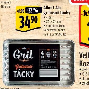 Jip Albert alu grilovací tácky nabídka