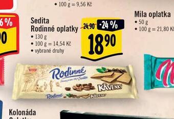 Jip Sedita rodinné oplatky nabídka