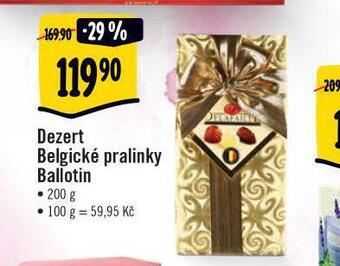 Jip Dezert belgické pralinky ballotin nabídka