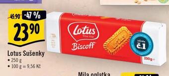 Jip Lotus sušenky nabídka