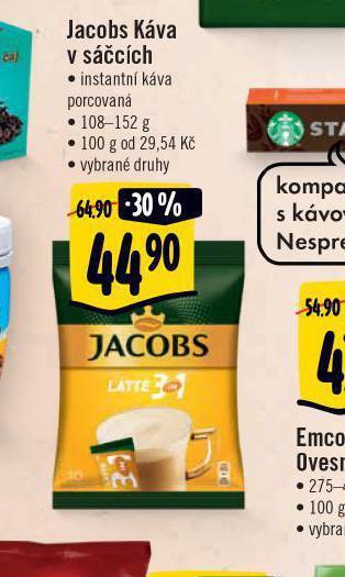 Jip Jacobs káva v sáčcích nabídka