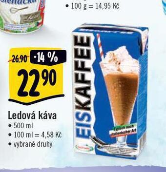Jip Ledová káva nabídka