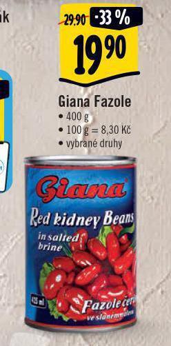 Jip Giana fazole nabídka