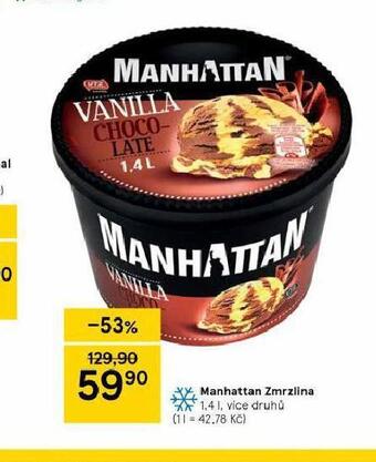 Tesco Manhattan zmrzlina nabídka