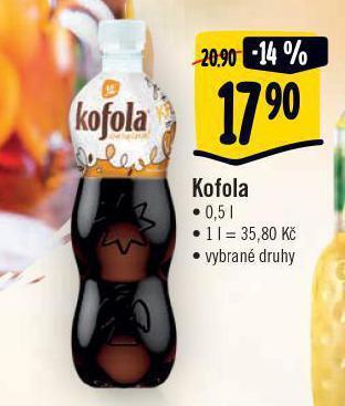 Jip Kofola 0,5l nabídka