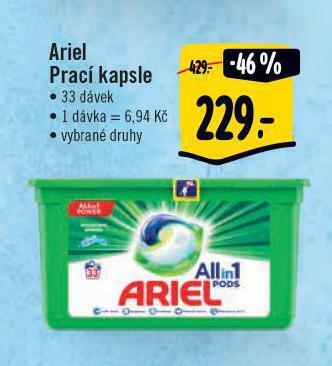Jip Ariel prací kapsle nabídka