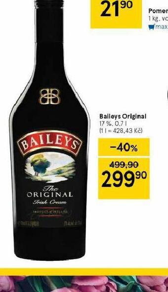 Tesco Baileys original nabídka