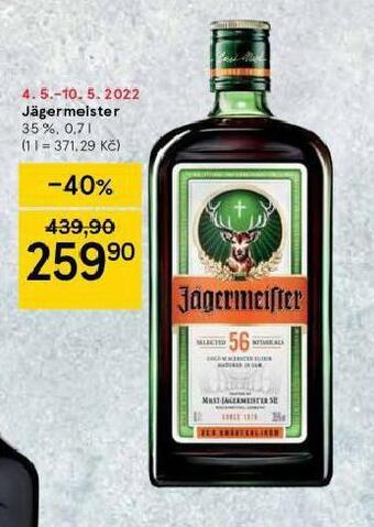 Tesco Jägermeister nabídka
