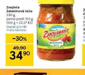 Tesco Znojmia zeleninové lečo nabídka