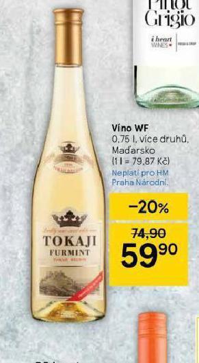 Tesco Víno wf nabídka