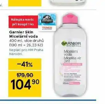 Tesco Garnier skin micelární voda nabídka