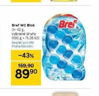 Tesco Bref wc blok nabídka