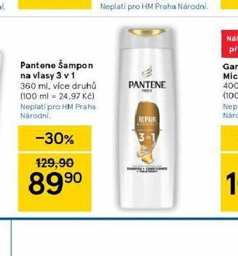Tesco Pantene šampon nabídka