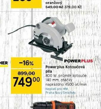 Tesco Powerplus kotoučová pila nabídka