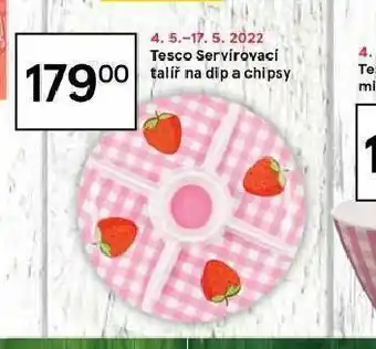 Tesco Servírovací talíř na dip a chipsy nabídka