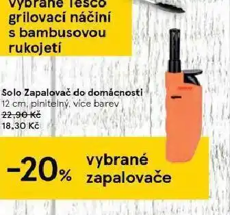 Tesco Slo zapalovač do domácnosti nabídka