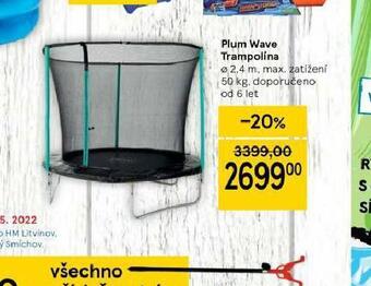 Tesco Plum wave trampolína nabídka