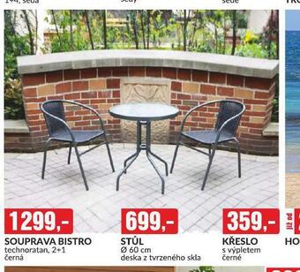 Baumax Souprava bistro nabídka
