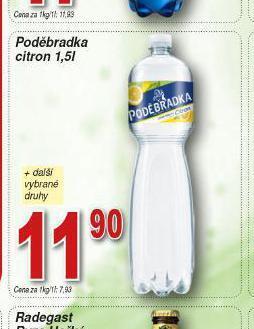Lidl Poděbradka citron nabídka