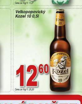 Lidl Pivo velkopopovický kozel 10 nabídka