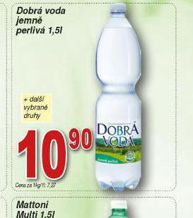 Lidl Dobrá voda jemně perlivá nabídka