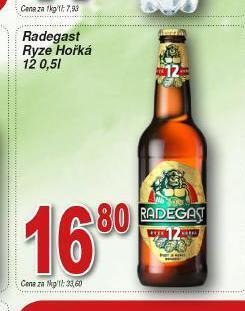 Lidl Pivo radegast ryze hořká 12 nabídka