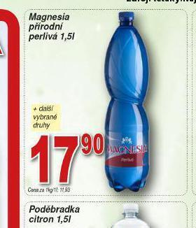 Lidl Magnesia přírodní perlivá nabídka