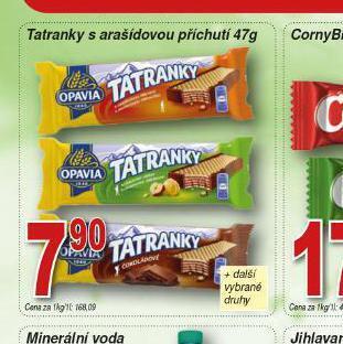 Lidl Tatranky s arašídovou příchutí nabídka