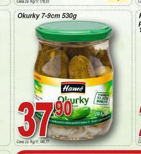 Lidl Hamé okurky nabídka