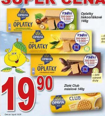Lidl Oplatky lískooříškové nabídka