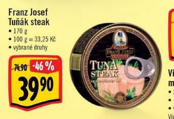 Albert Franz josef tuňák steak nabídka