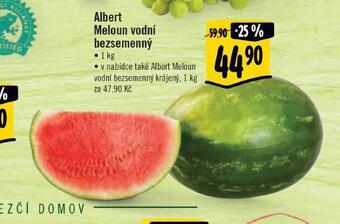 Albert Meloun vodní bezsemenný nabídka