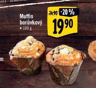 Albert Muffin borůvkový nabídka