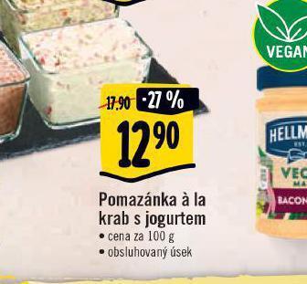 Albert Pomazánka á la krab s jogurtem nabídka