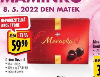 Albert Orion dezert nabídka