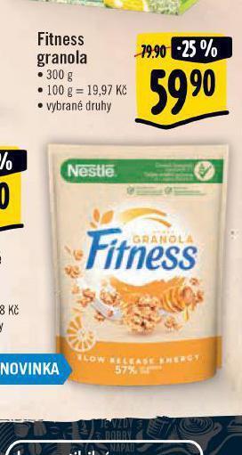 Albert Fitness granola nabídka