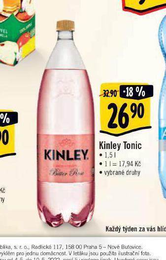 Albert Kinley tonic nabídka