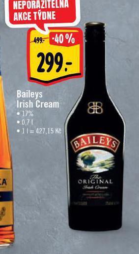 Albert Baileys irish cream nabídka