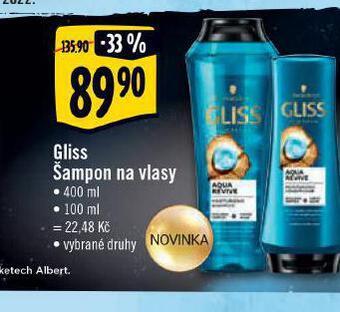 Albert Gliss šampon nabídka