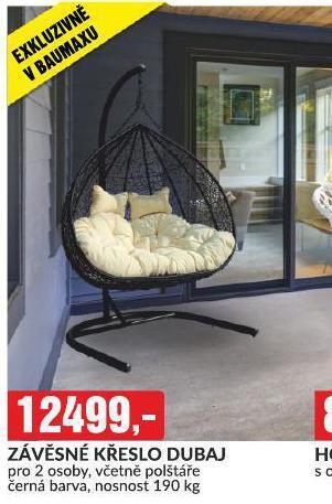 Baumax Závěsné křeslo dubaj nabídka