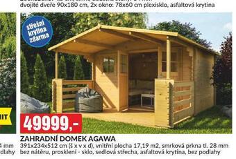 Baumax Zahradní domek agawa nabídka