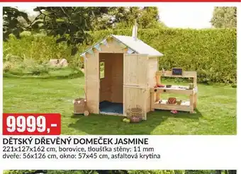 Dětský dřevěný domeček jasmine