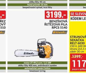 Baumax Benzínová řetězová pila nabídka