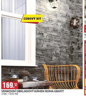 Baumax Venkovní obkladový kámen roma grafit nabídka