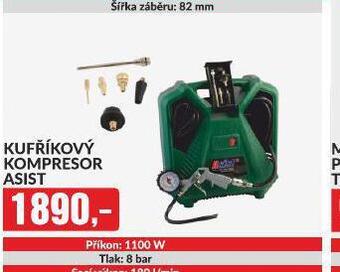 Baumax Kufříkový kompresor nabídka