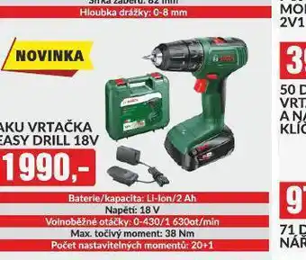 Baumax Aku vrtačka bosch nabídka