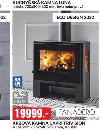 Baumax Krbová kamna capri trivision nabídka