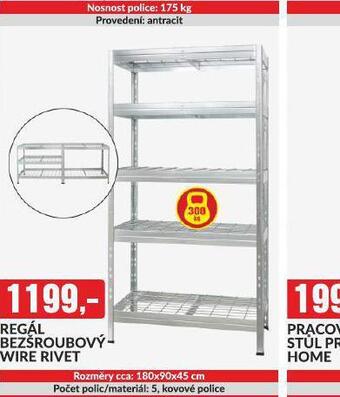Baumax Regál bezšroubový nabídka